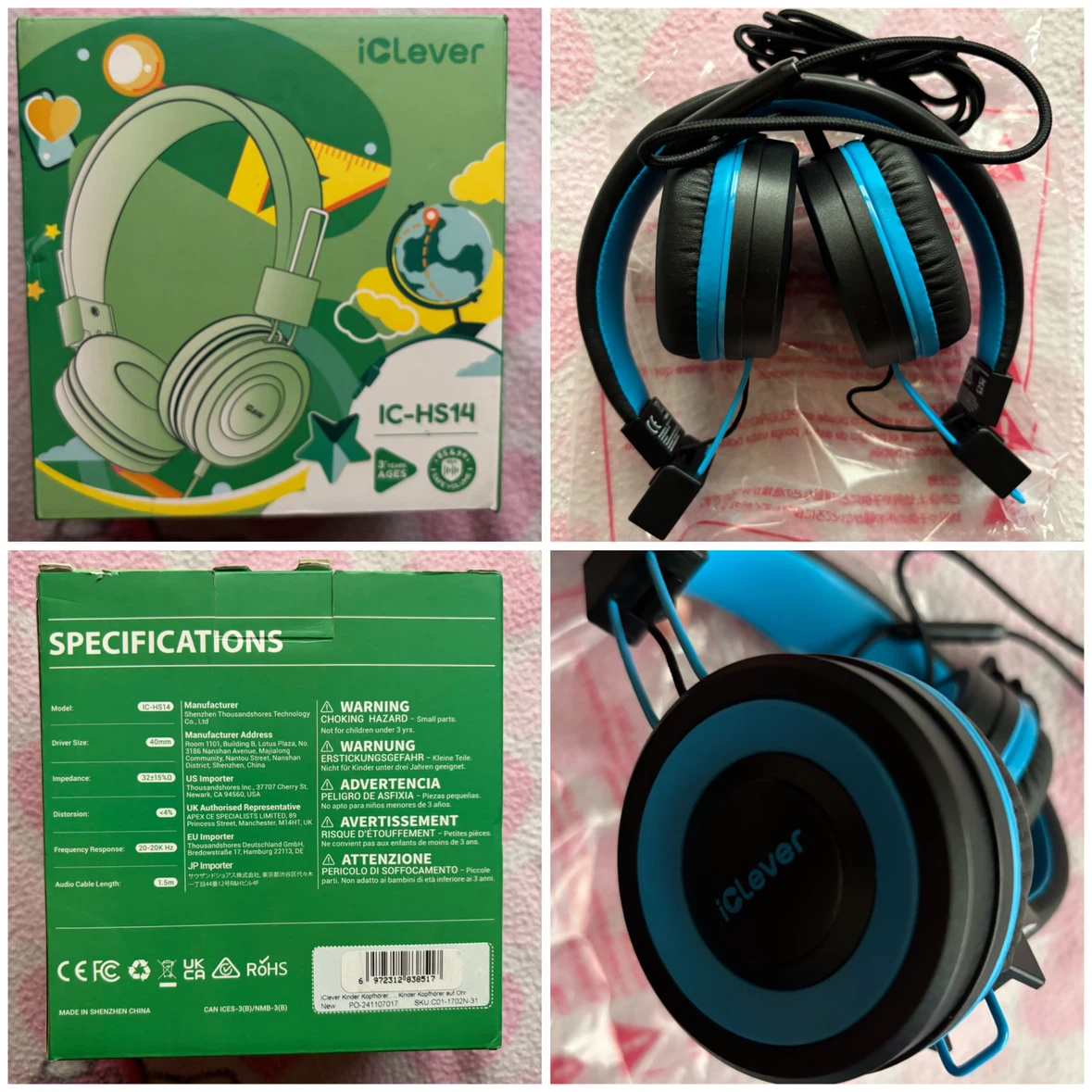 iClever - Wired Headphones - *IC-HS14*