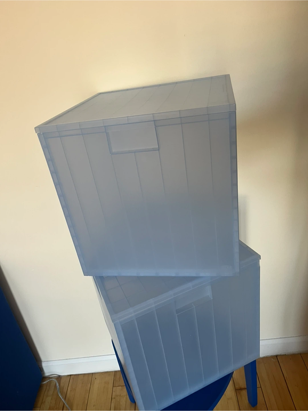 Two IKEA polypropylene storage boxes - photo 2