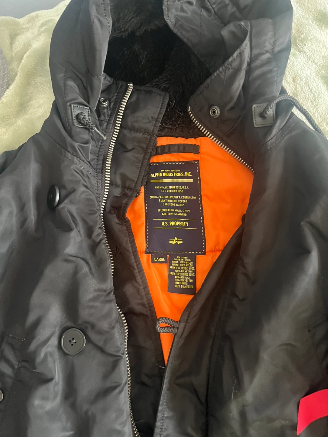Alpha Industries N-3B Parka Black - photo 2