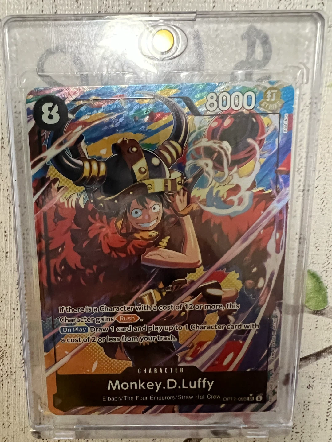 SELLING  OP17  ONE PIECE CARDS  MONKEY.D.LUFFY