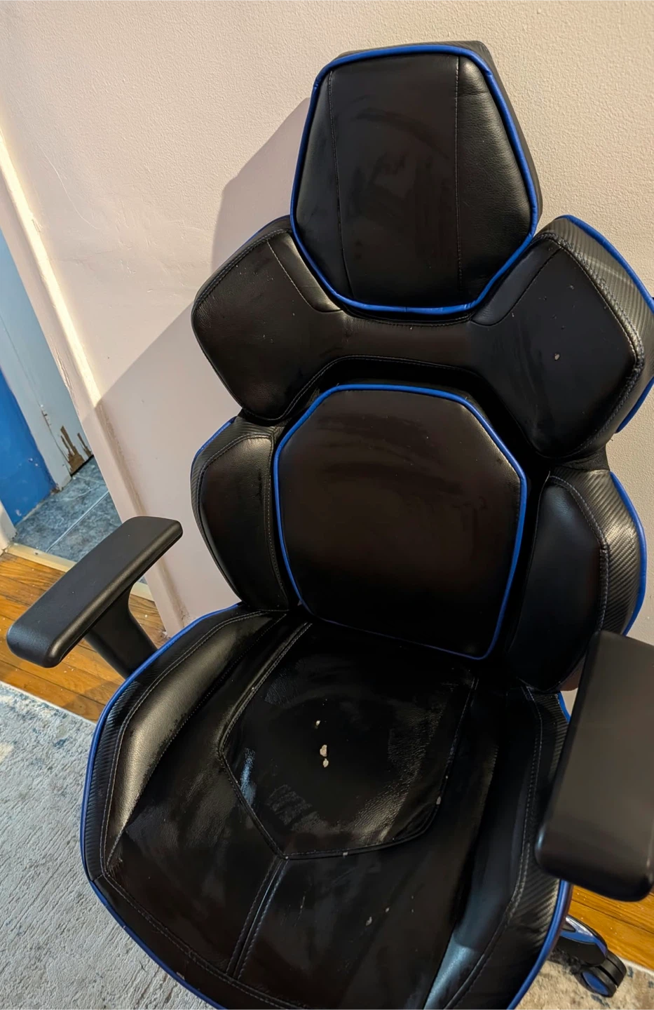 Black and Blue Gaming Chair kids