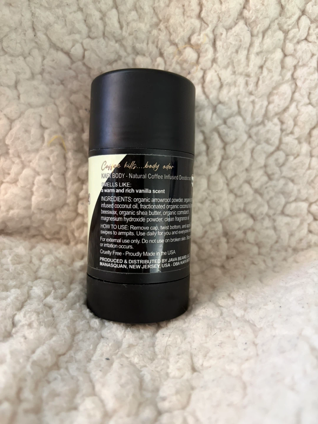 KAFX Body Natural Coffee Infused Deodorant - Vanilla Bean - photo 2