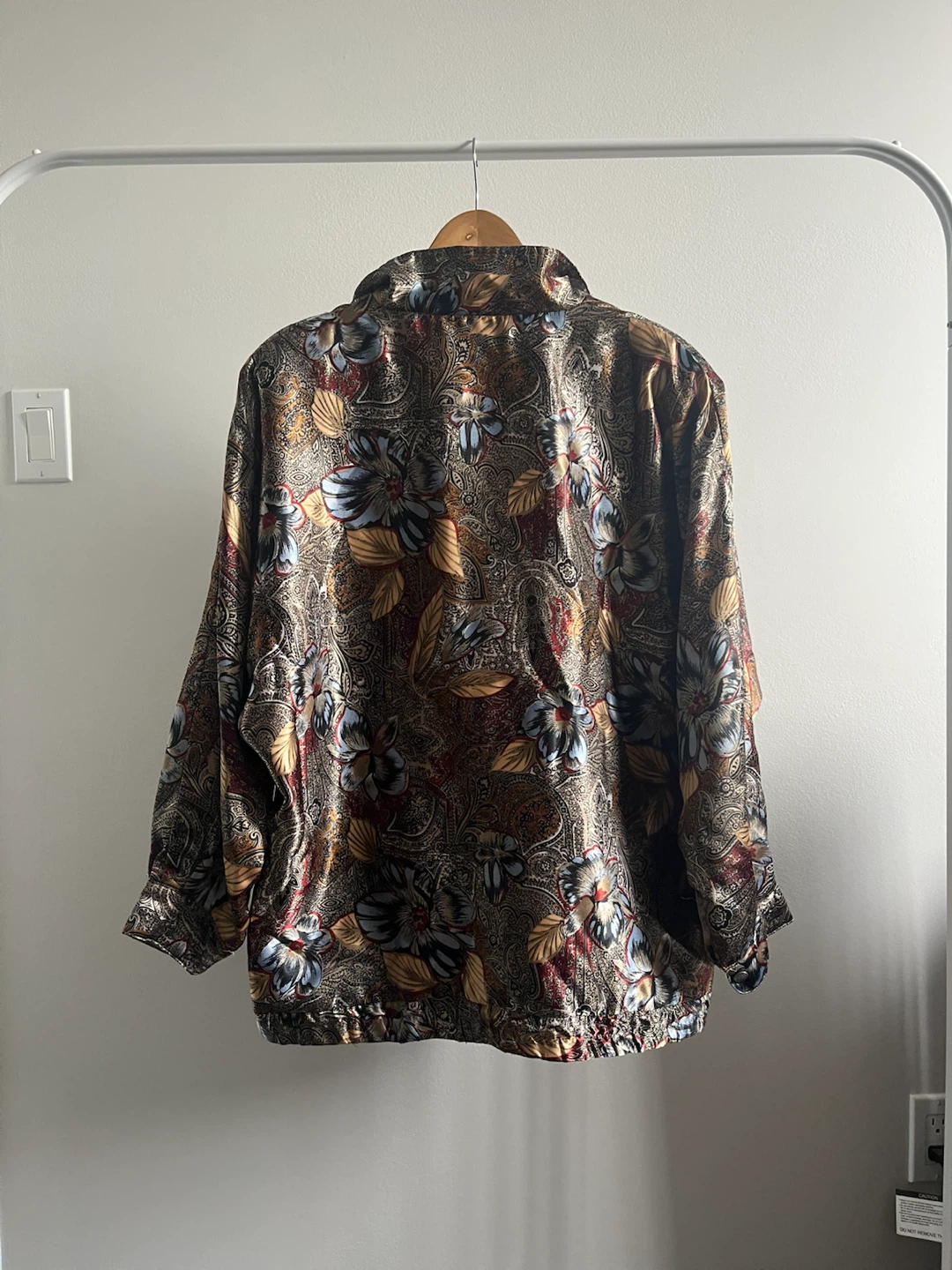 Vintage satin reversible jacket - photo 3