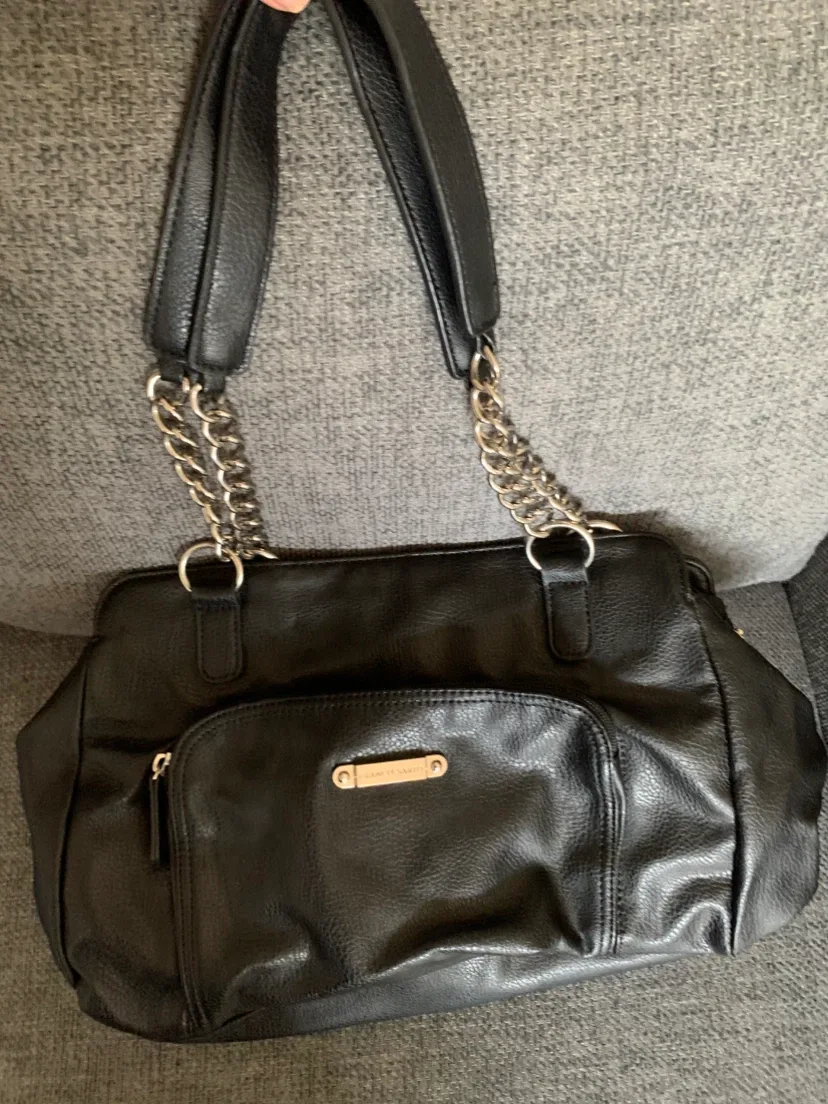 Franco Sarto Black Shoulder Bag