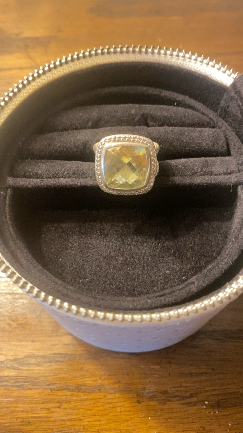 David Yurman Albion Ring with Lemon Citrine