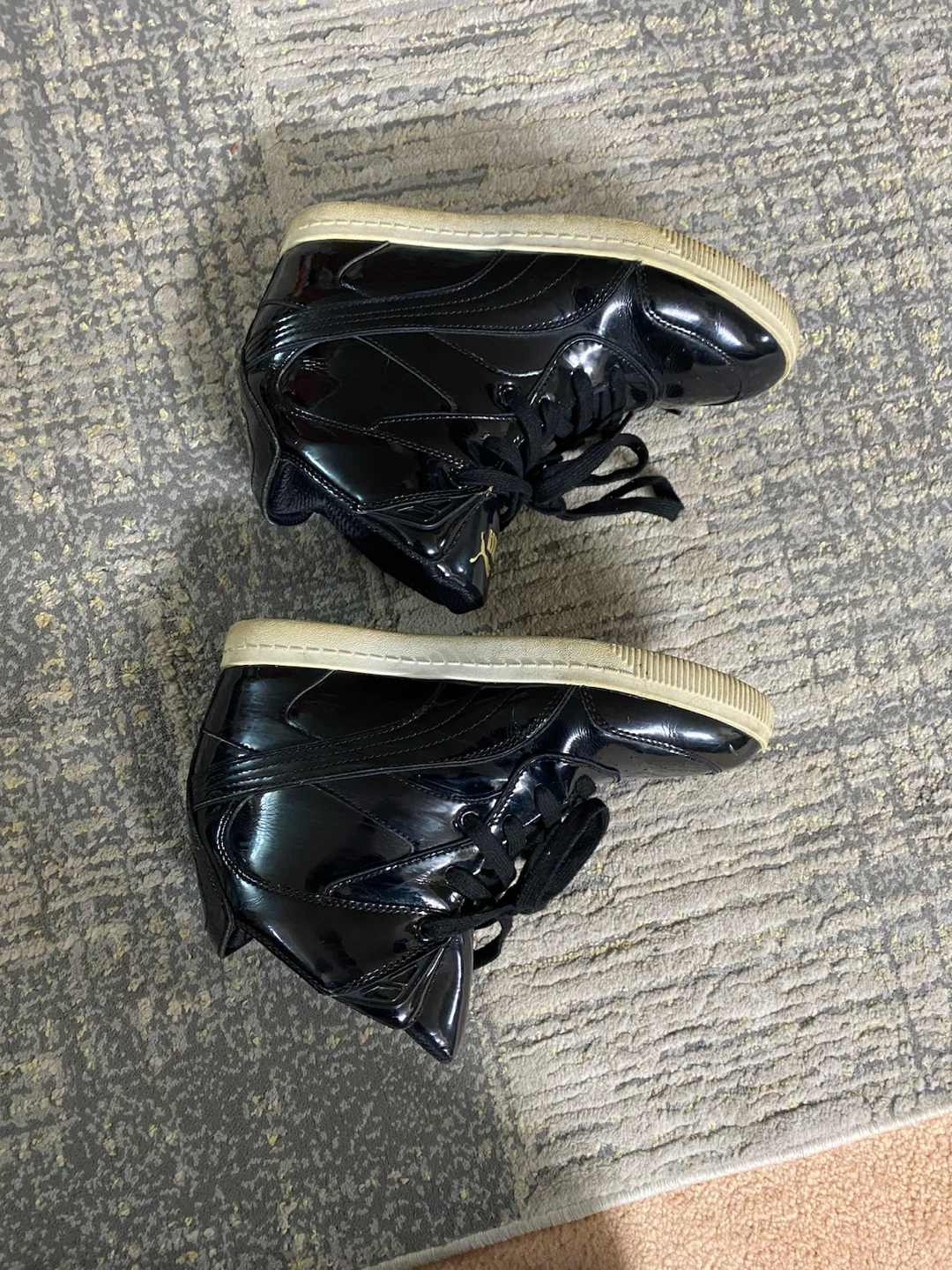 Puma Women's Black Wedge Sneakers Size 7.5 - photo 3