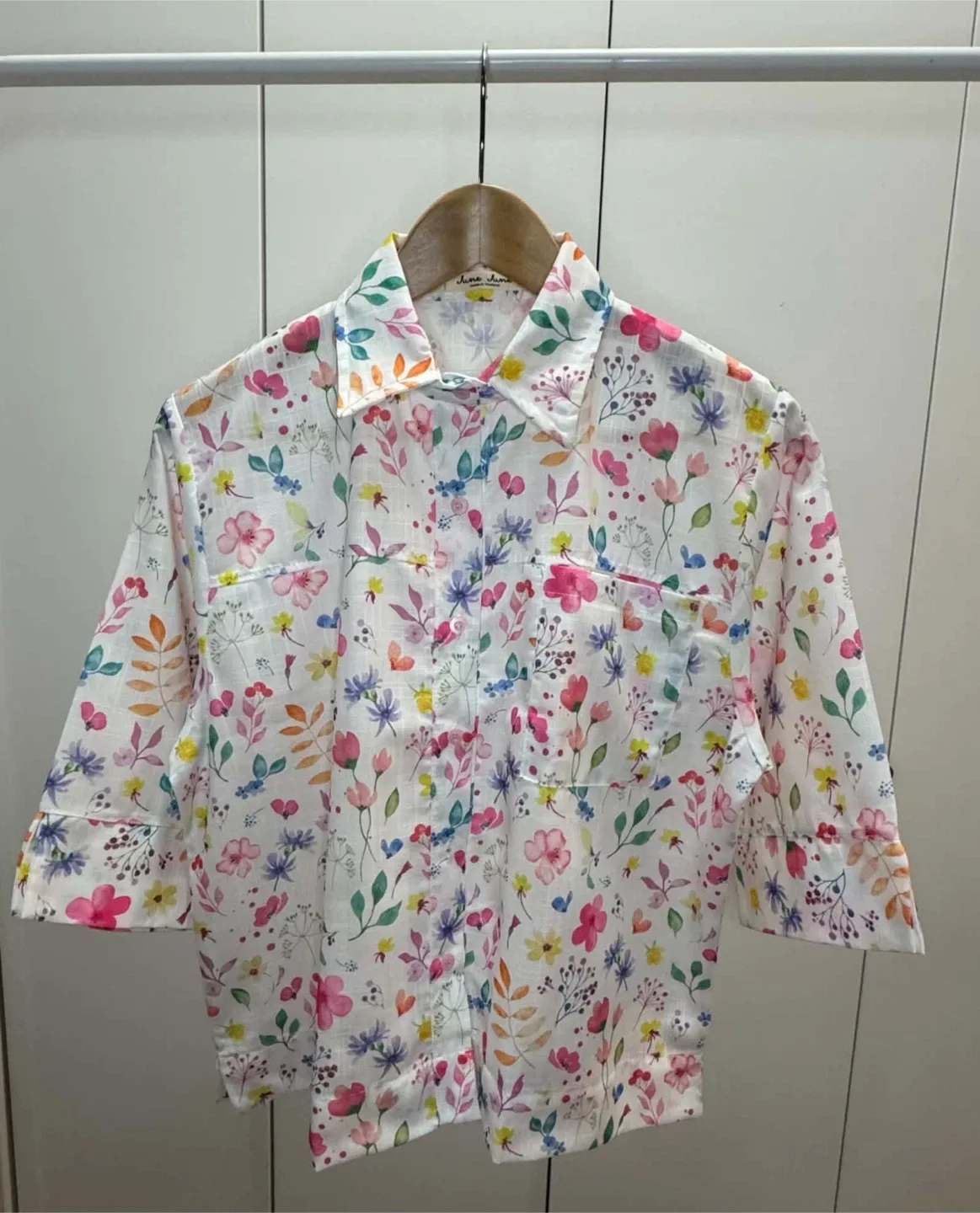 June June Floral Button-Up Shirt