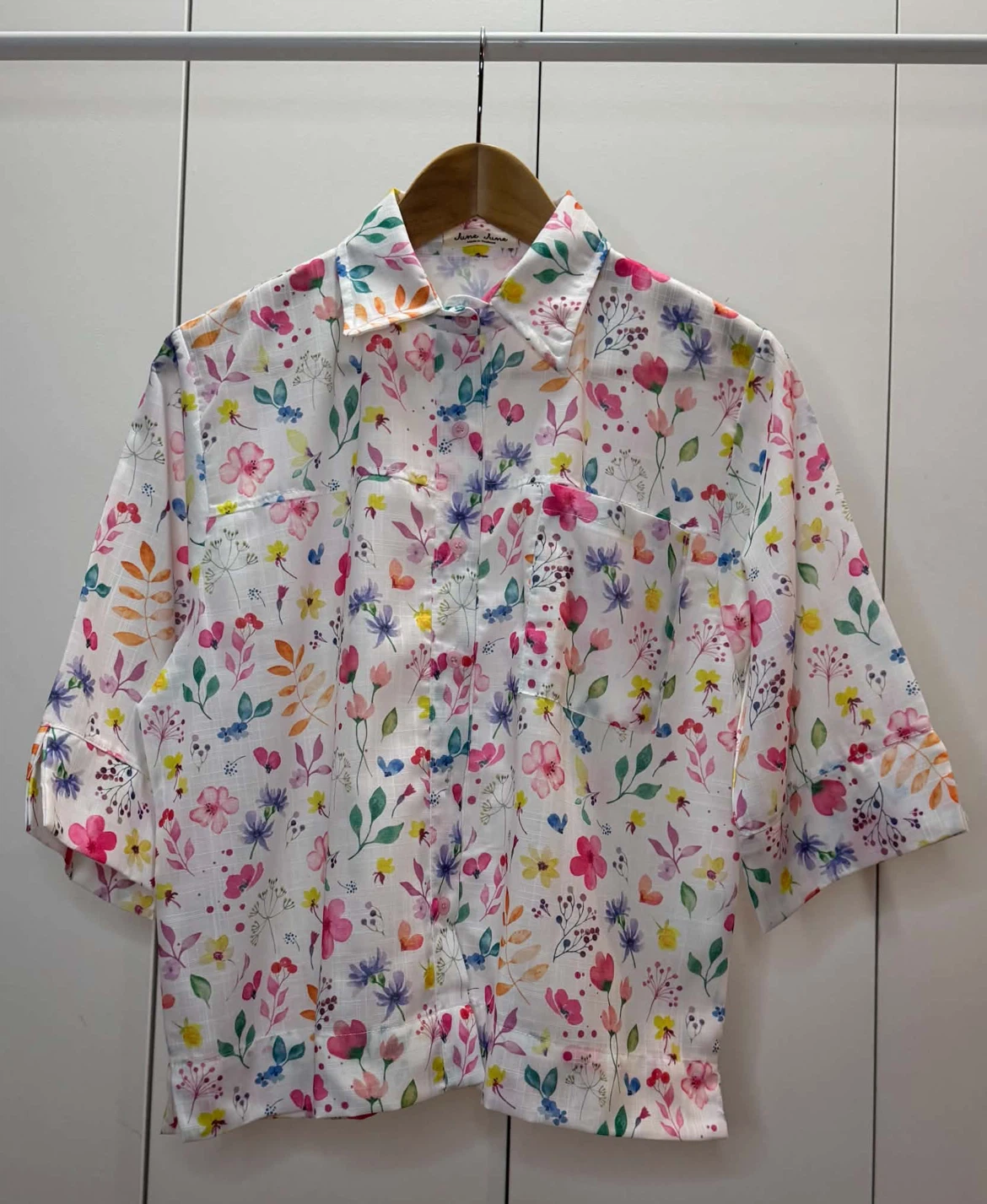 June June Floral Button-Up Shirt - photo 2