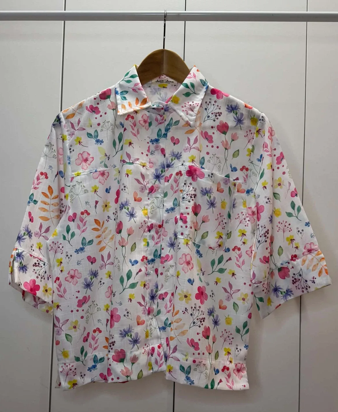 June June Floral Button-Up Shirt - photo 2