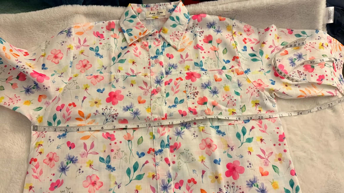 June June Floral Button-Up Shirt - photo 3