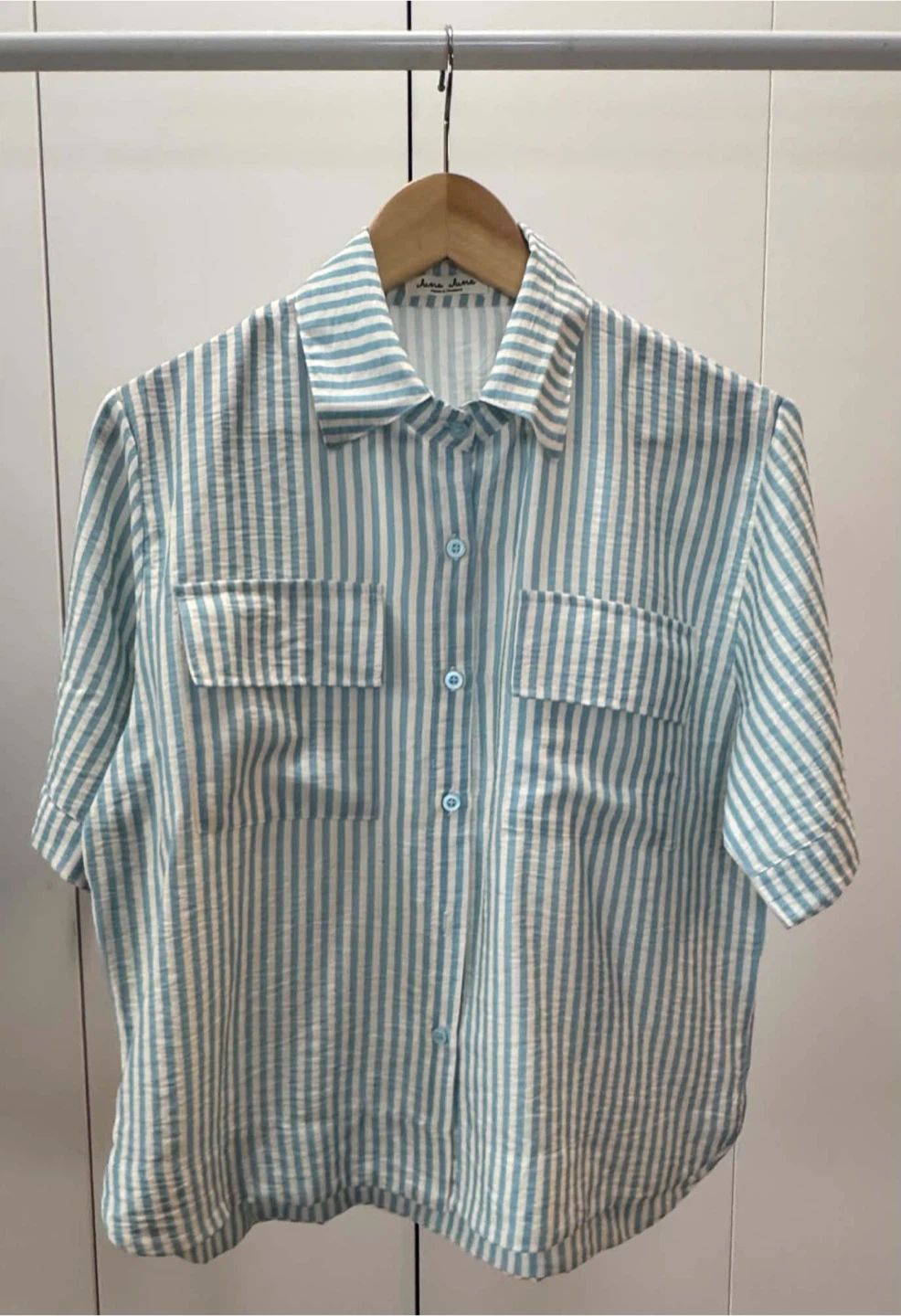 June June Striped Short Sleeve Shirts - photo 2