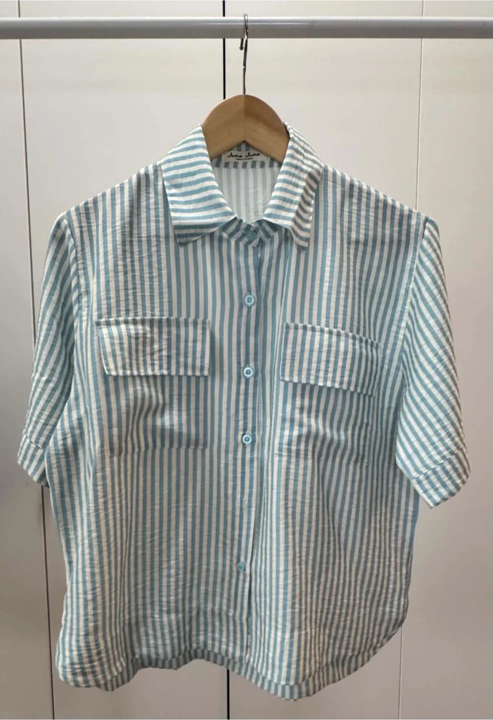June June Striped Short Sleeve Shirts - photo 2