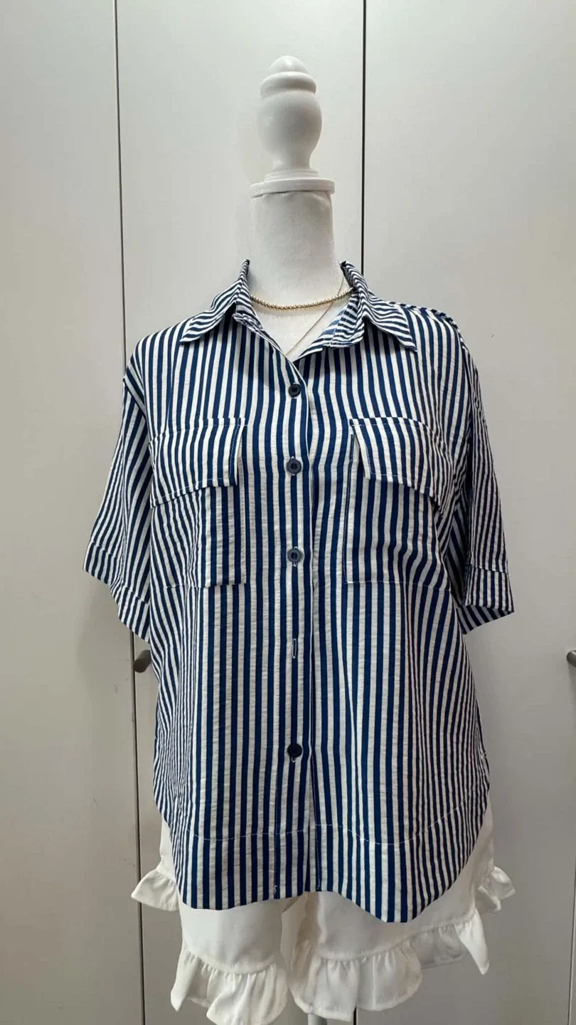June June Striped Short Sleeve Shirts - photo 3
