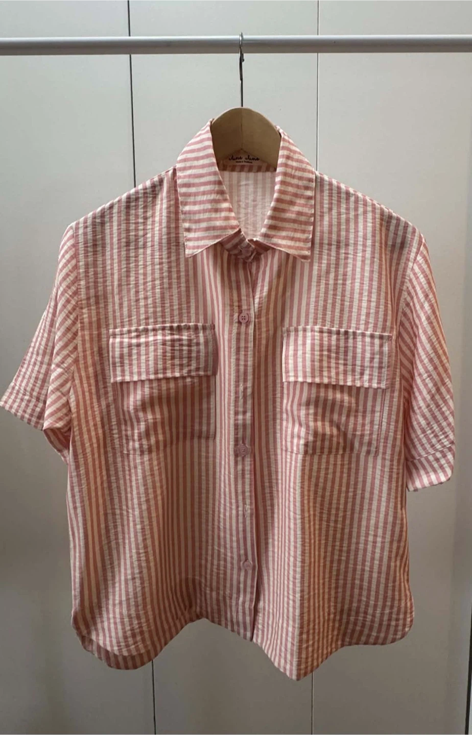 June June Striped Short Sleeve Shirts - photo 4