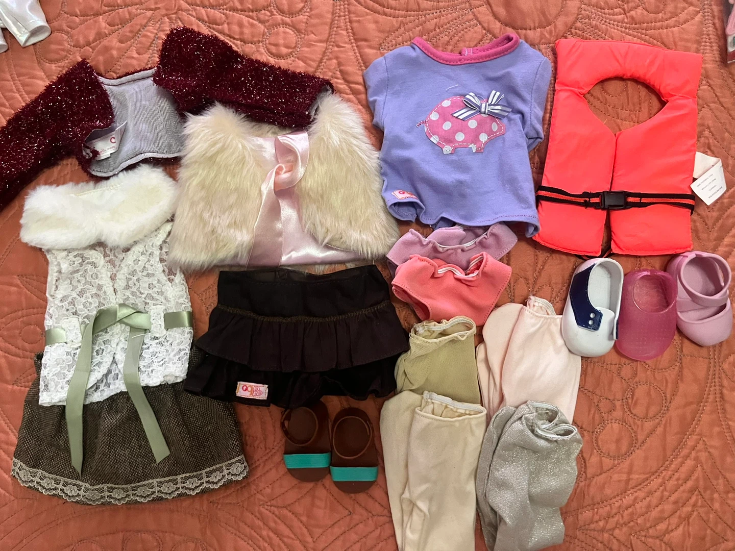 18” Doll Clothing Lot Our Generation