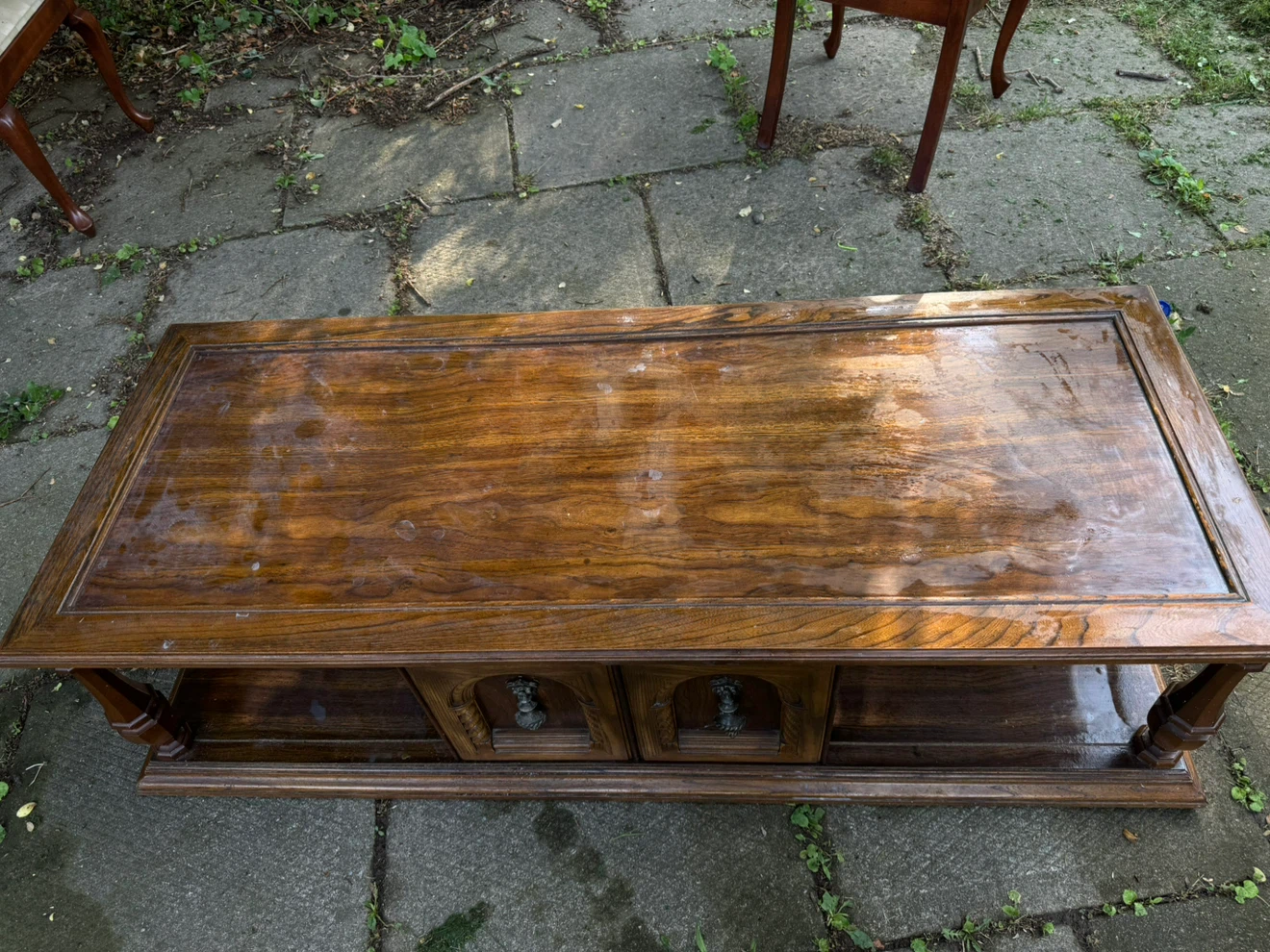 Vintage TV stand and Three Dining Chairs - photo 3