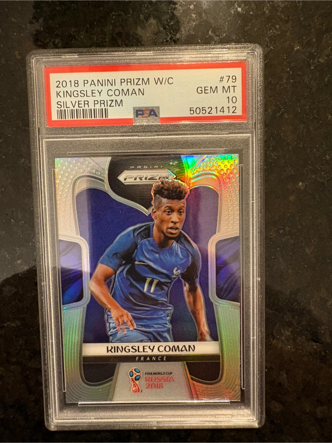 2018 Panini Prizm Kingsley Coman PSA 10