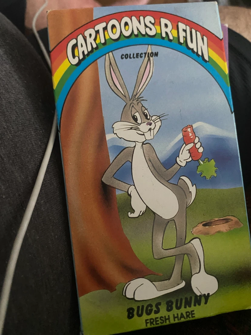 5 Vintage Kids Animation VHS Tapes