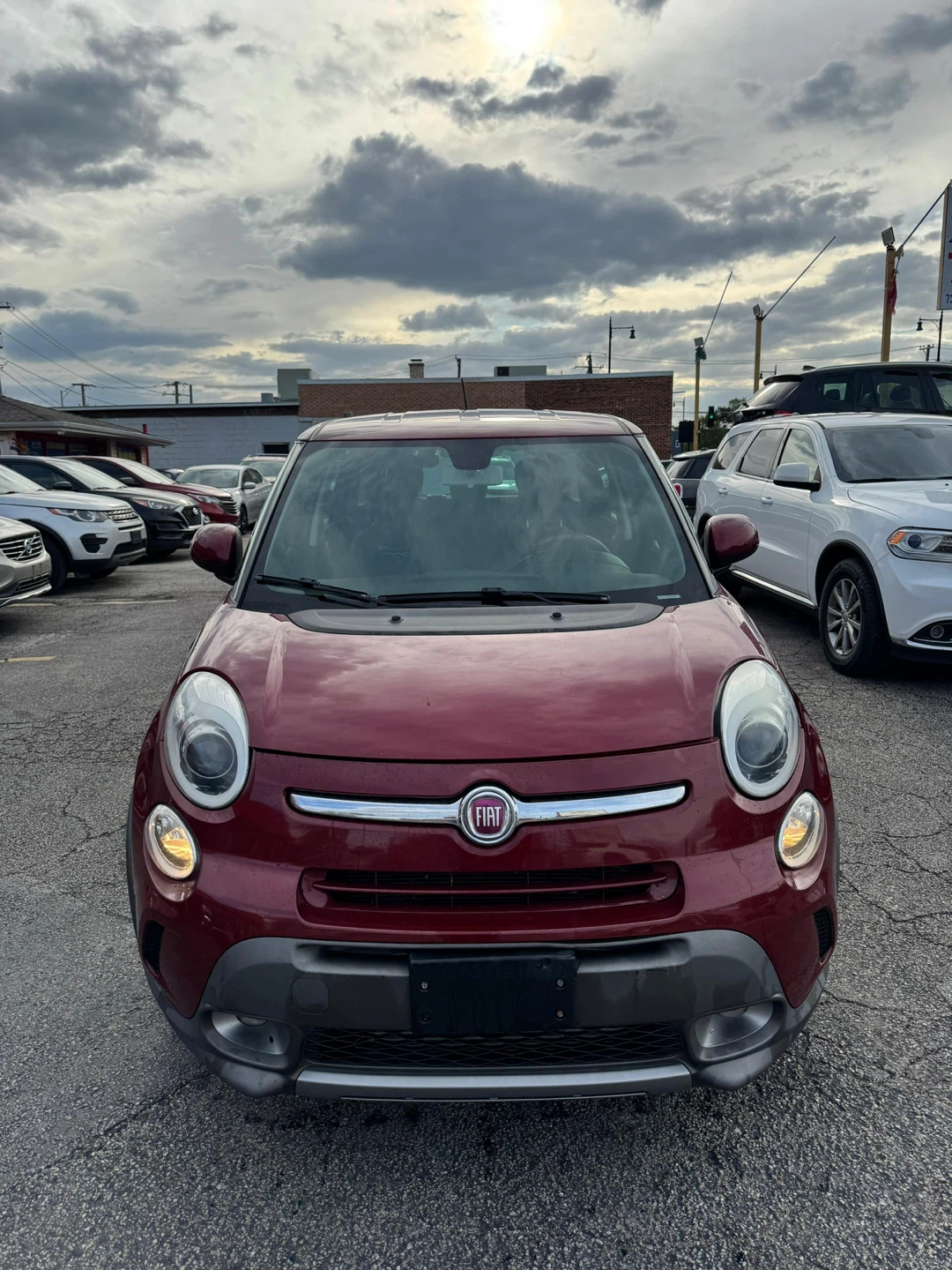 2015 Red Fiat 500L Hatchback