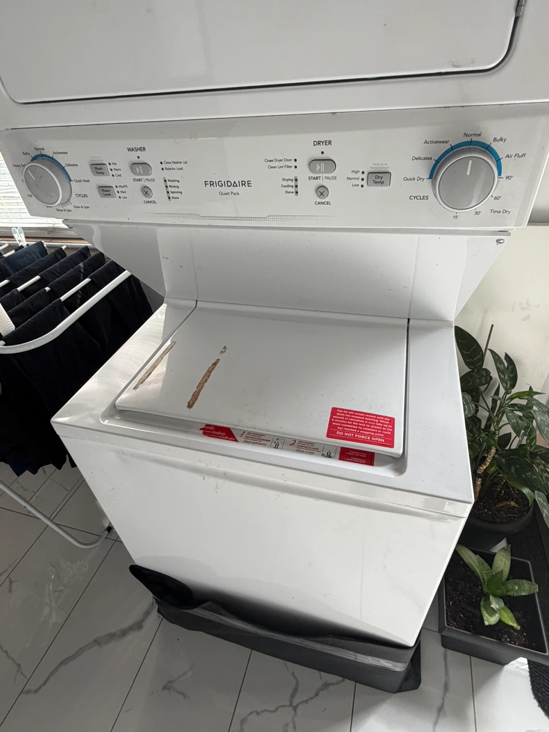 Frigidaire Laundry Center Washer and Dryer in White - photo 4