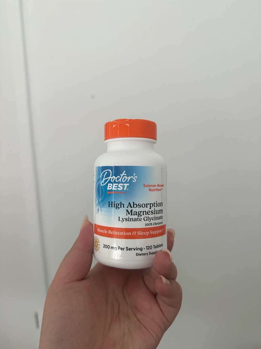 Doctor's Best - Magnesium Lysinate Glycinate 200mg