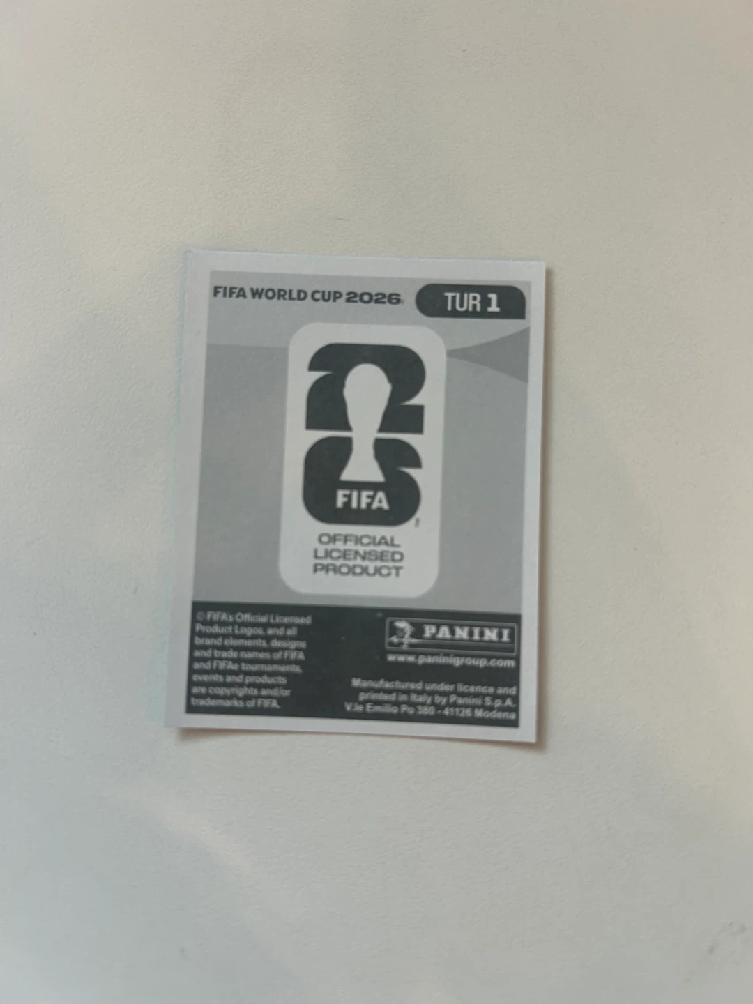 Panini FIFA World Cup 2026 Turkey Sticker - photo 2