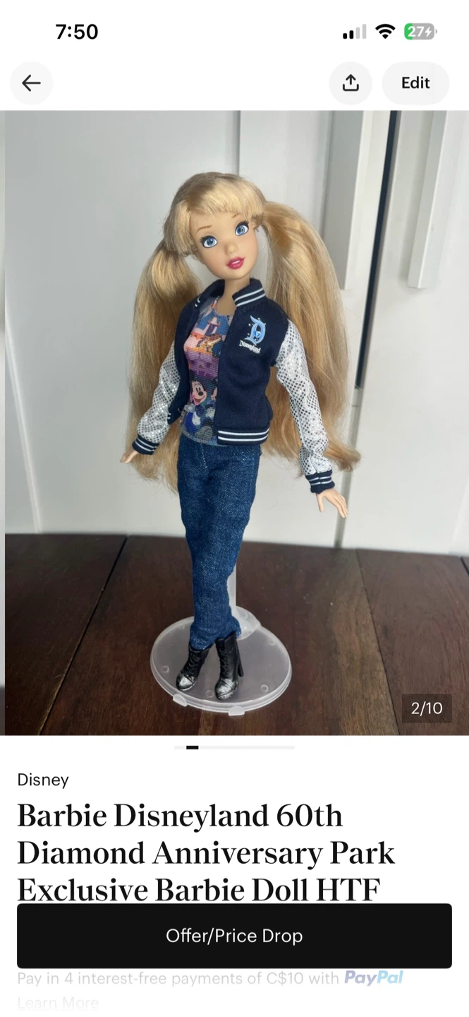 Diamond Anniversary Disneyland Celebration Collector Doll - photo 2