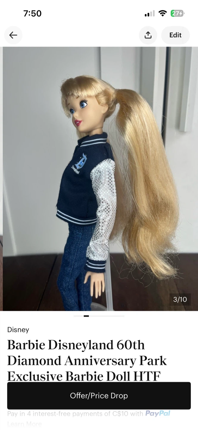 Diamond Anniversary Disneyland Celebration Collector Doll - photo 3