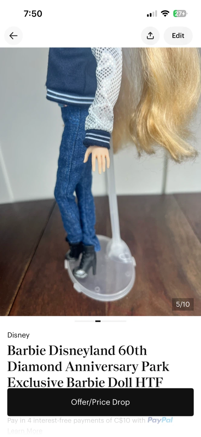 Diamond Anniversary Disneyland Celebration Collector Doll - photo 5
