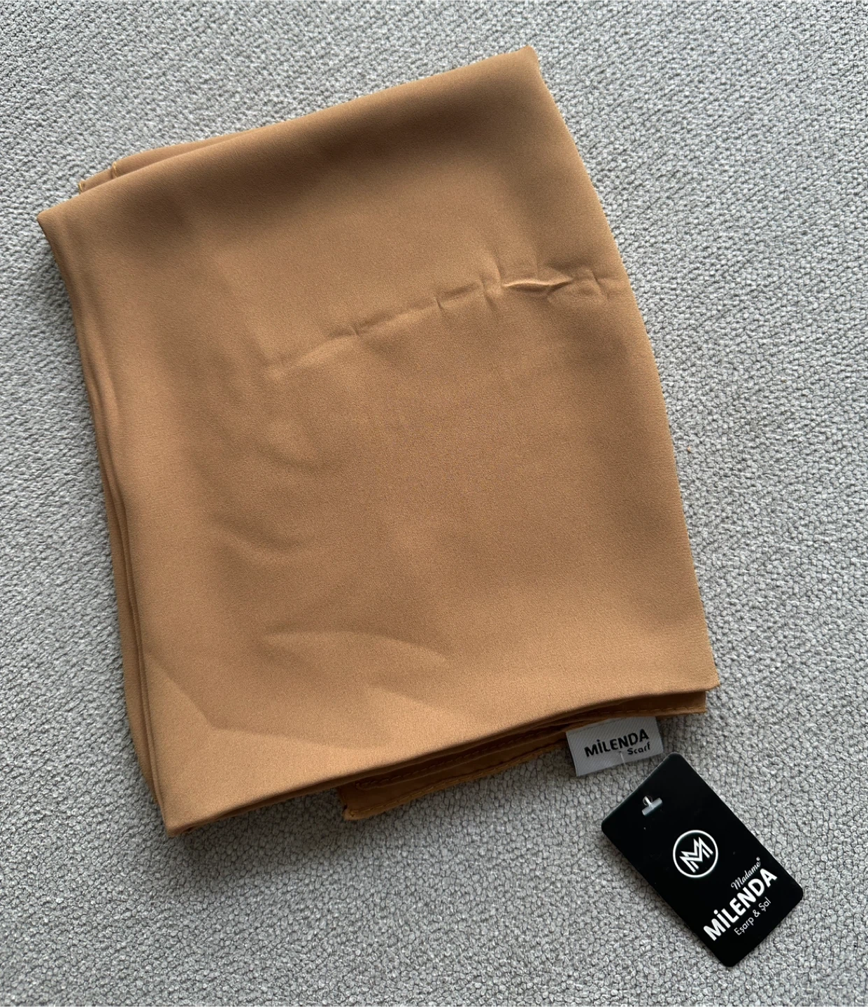 Caramel Chiffon  Scarf - New - $7