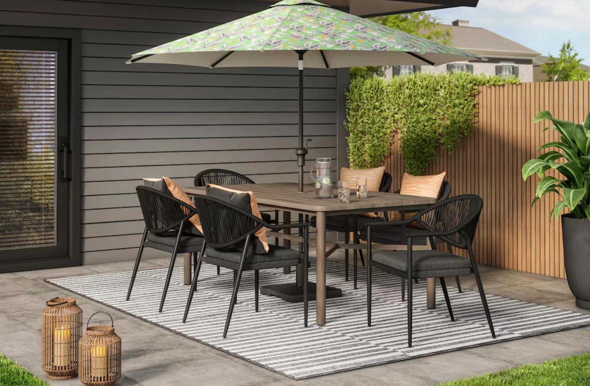 Mix & Match Rectangular Outdoor Dining Table