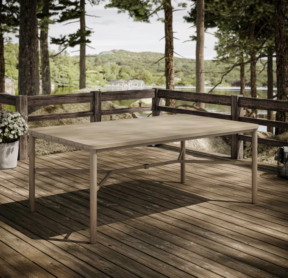 Mix & Match Rectangular Outdoor Dining Table - photo 2
