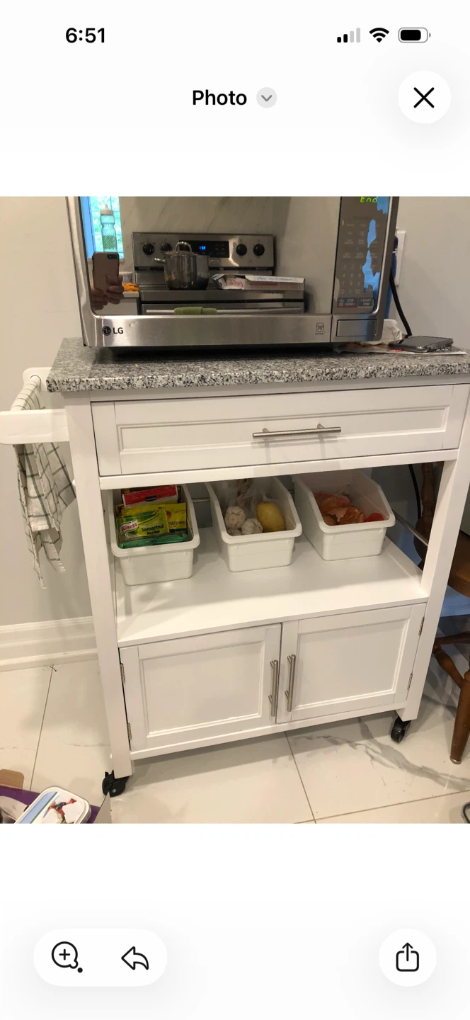 Latitude Run Jenuel Kitchen Cart - photo 3