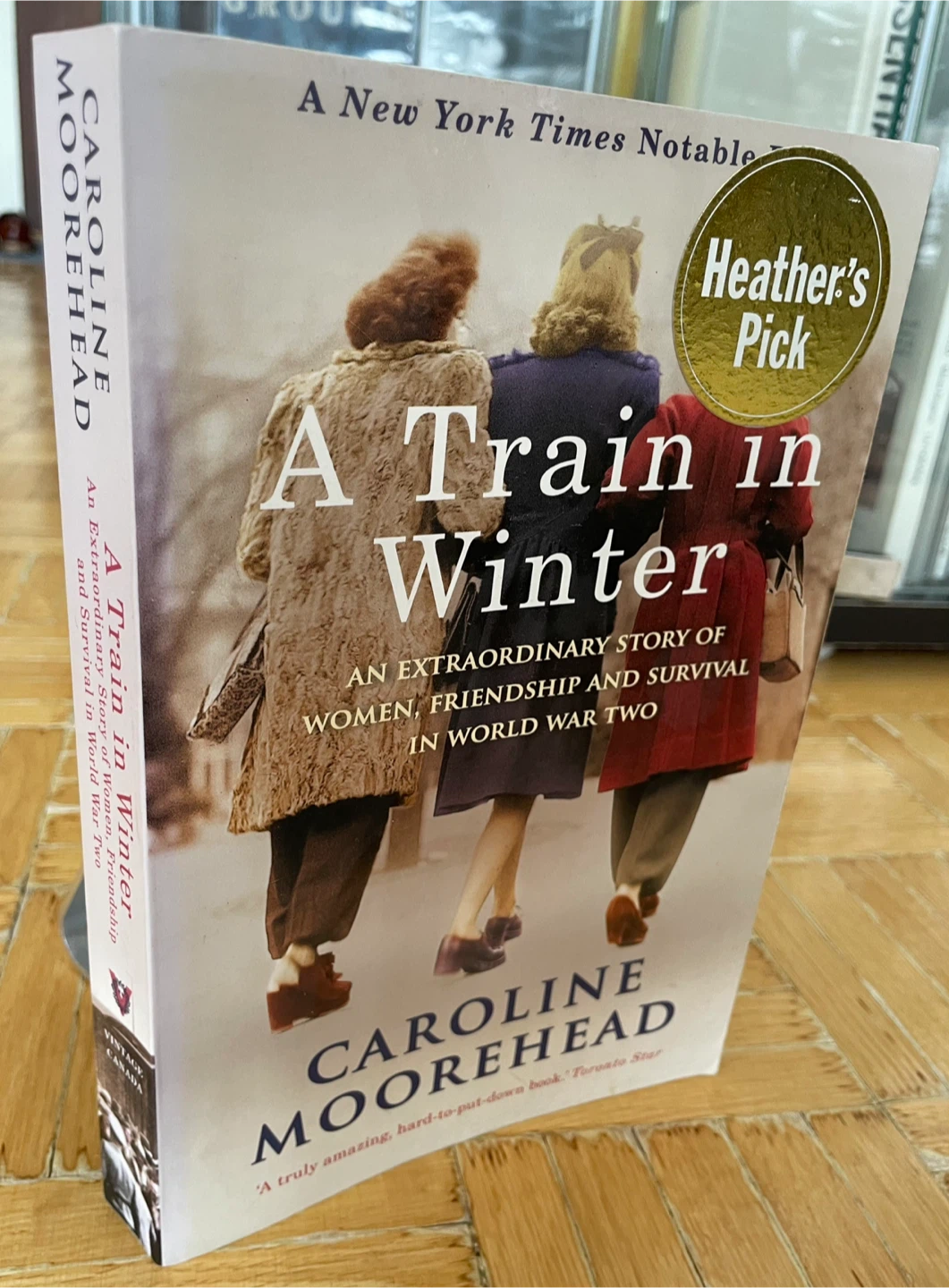 A Train In Winter Caroline Moorehead Book