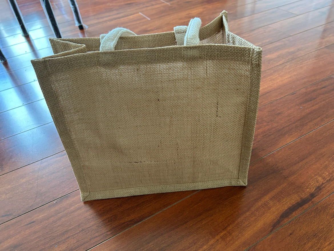 Natural Jute Tote Bag