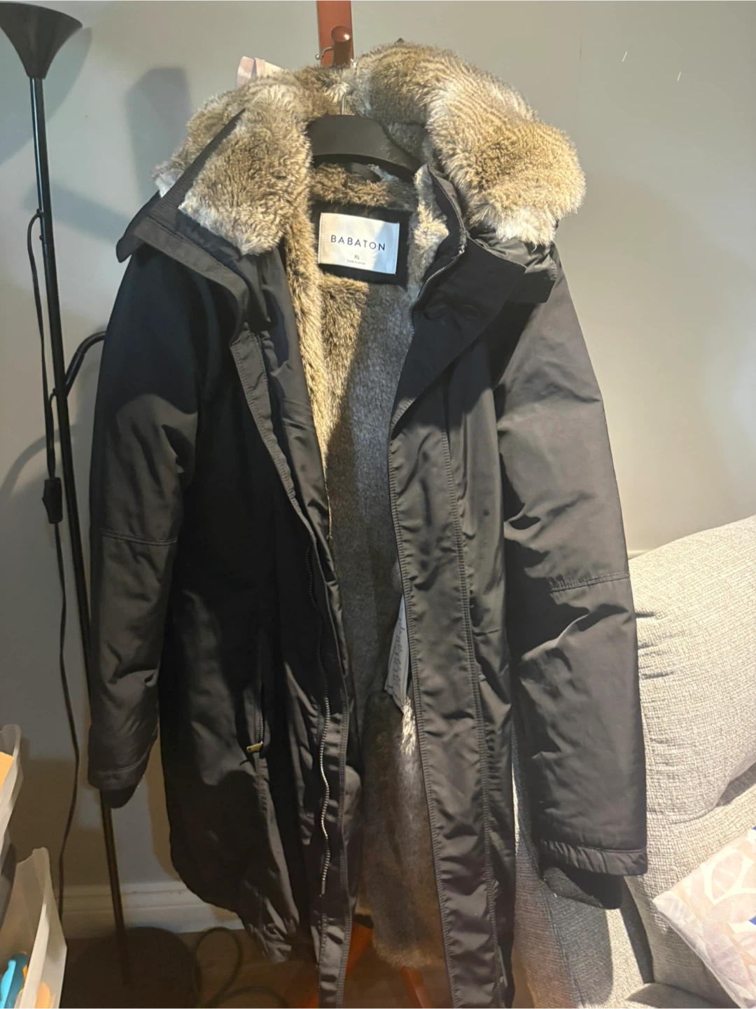 Babaton Parka - Black - Size XL