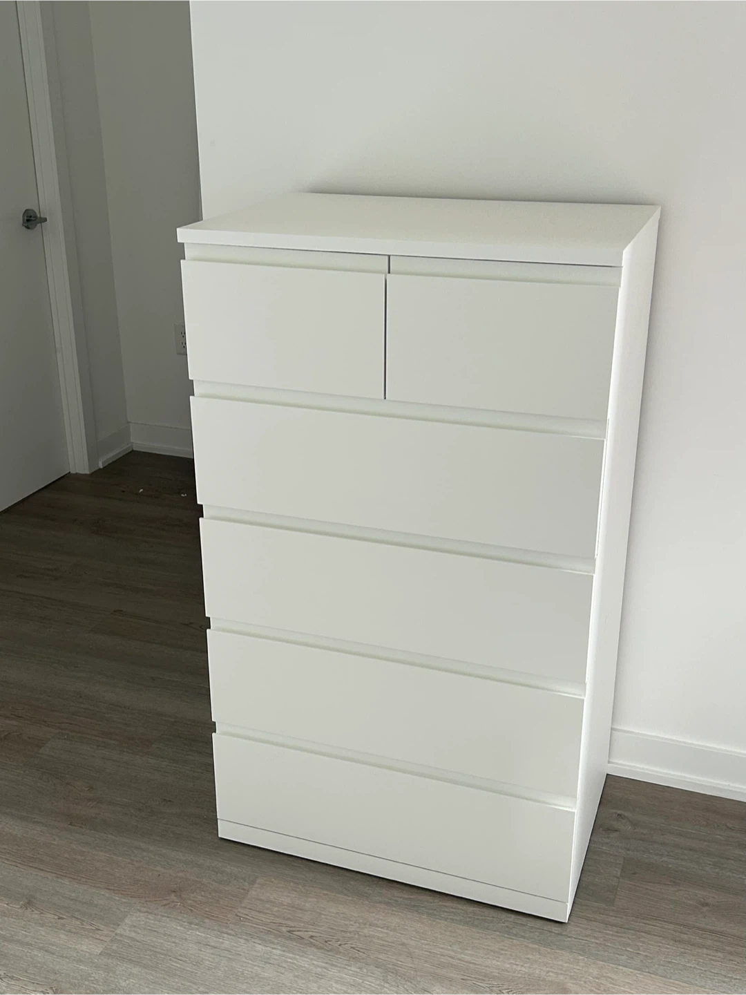 6 Drawer Dresser White