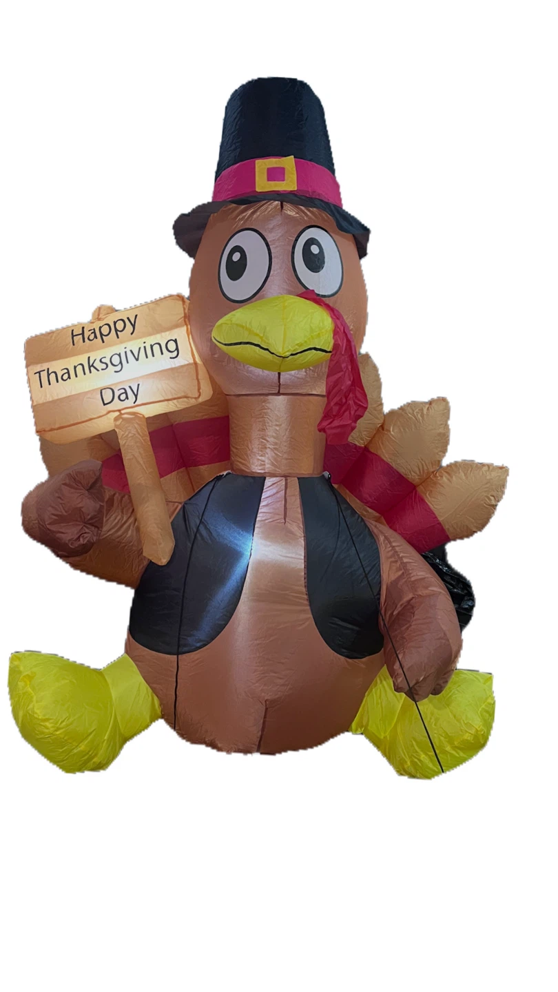 Inflatable Thanksgiving Turkey Decoration 5.11”