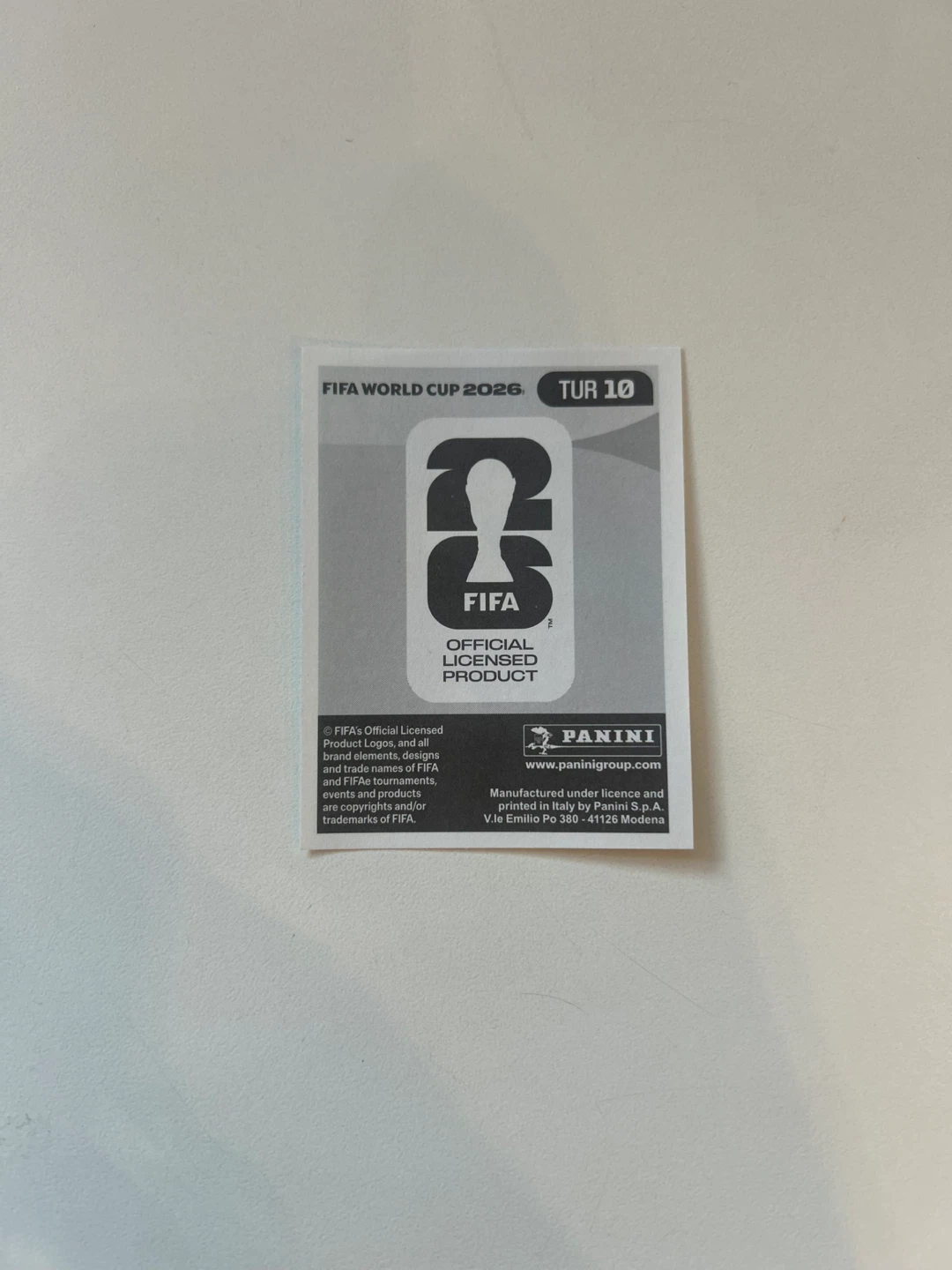Ismail Yüksek Panini FIFA World Cup 2026 Sticker - photo 2