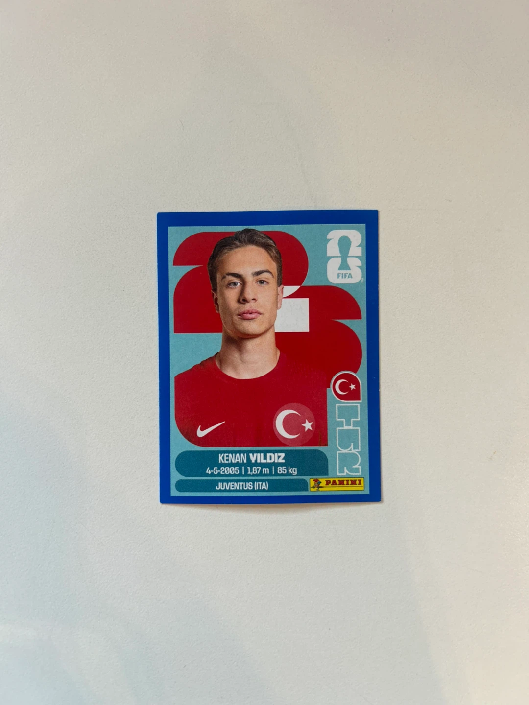 Panini FIFA World Cup 2026 Kenan Yildiz Sticker