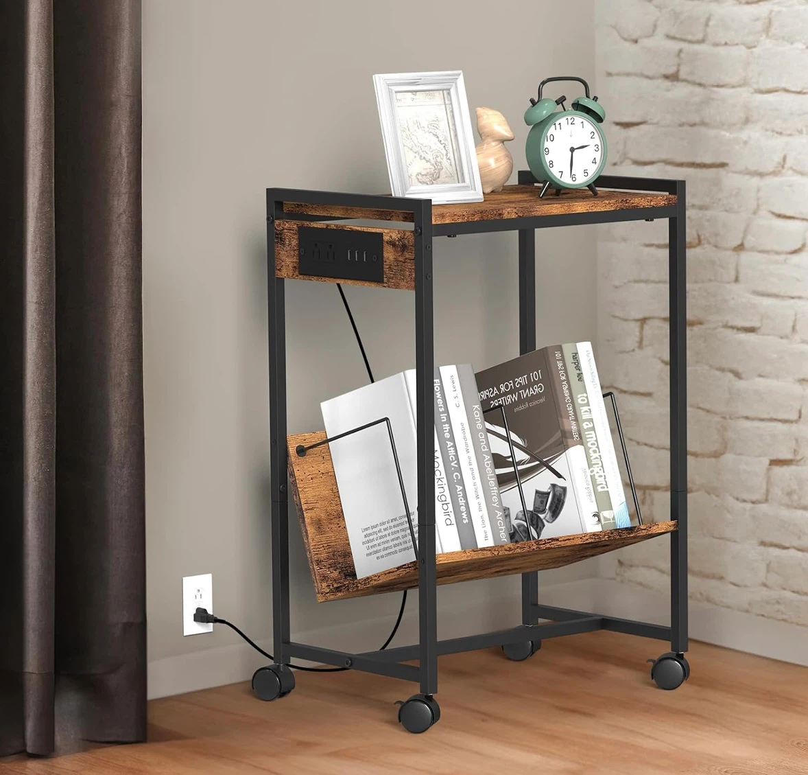 End Table with Power Outlet