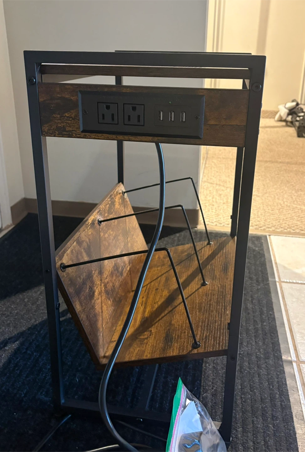 End Table with Power Outlet - photo 4