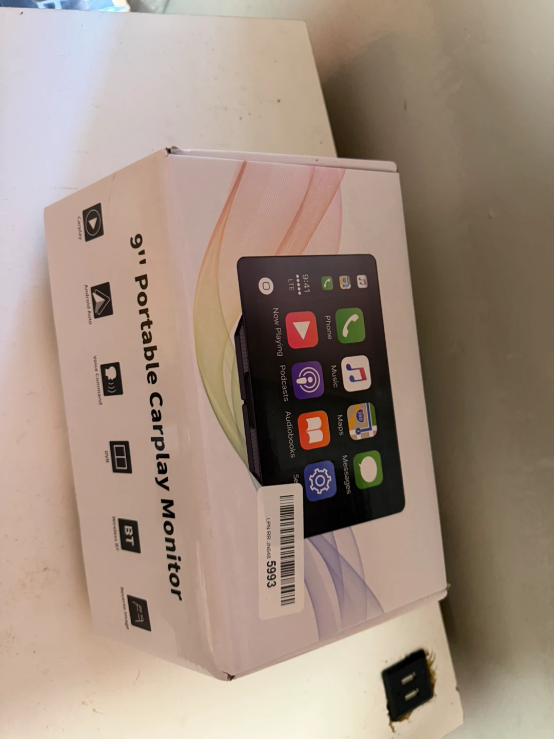 9-inch Portable Carplay Monitor