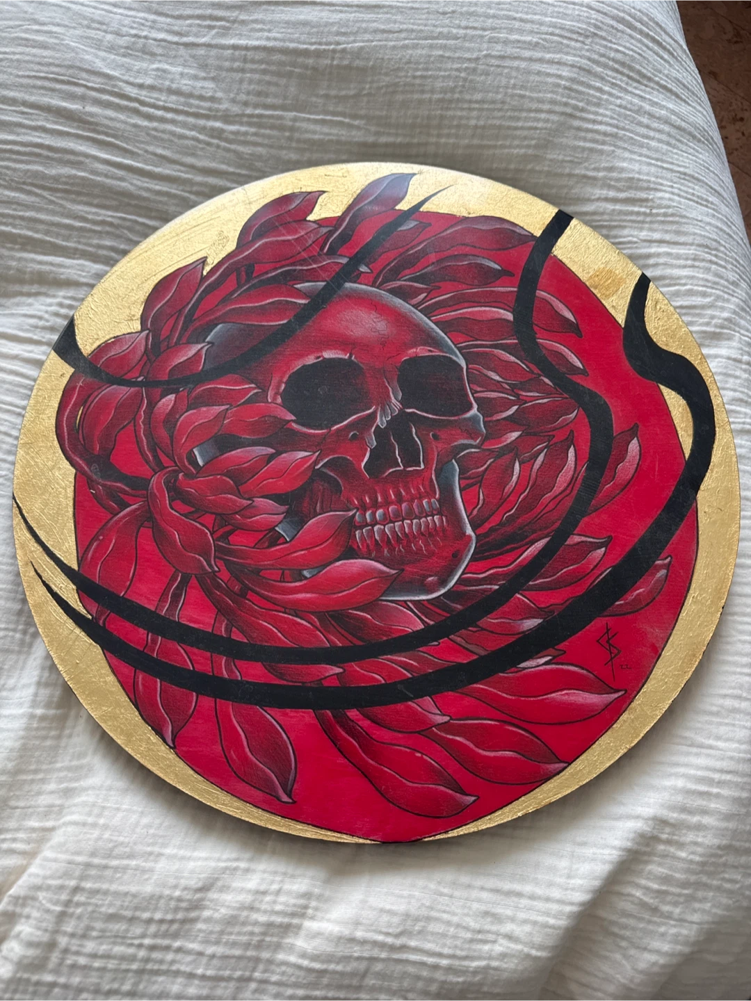 Circular Skull Wall Art