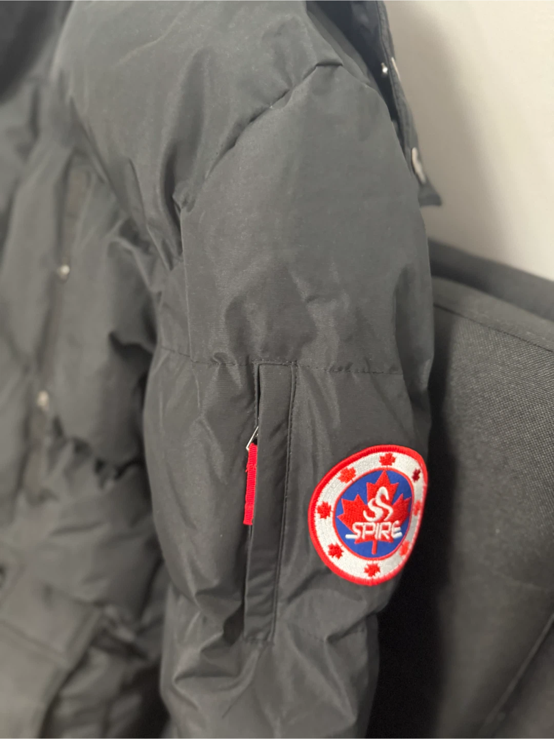 SPIRE Men’s Winter Puffer Jacket Black Size M - photo 3