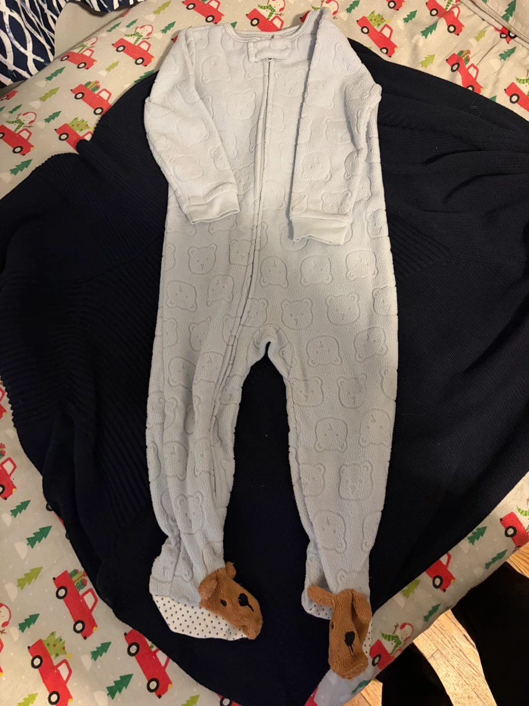 Bearpaw Baby Fleece Footie Pajamas
