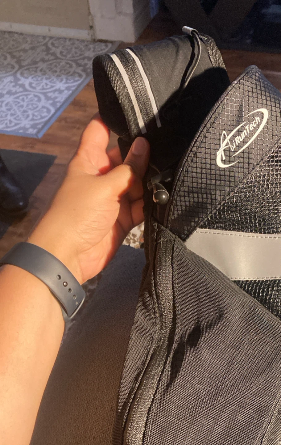 AirRunTech Black Running Waist Pack
