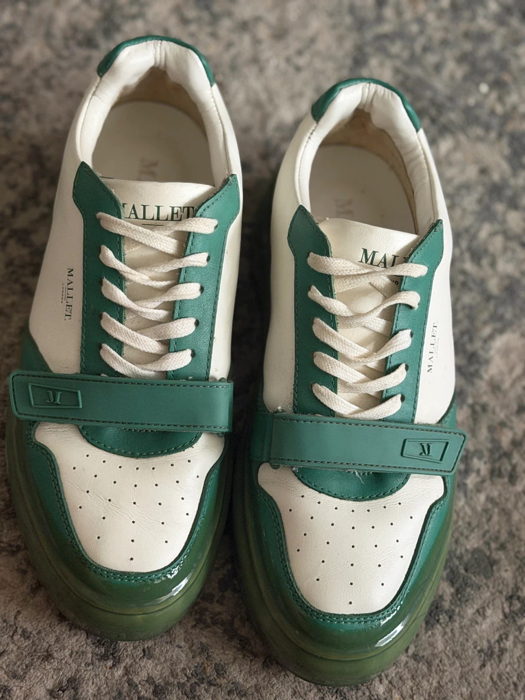 Mallet London Sneakers - White and Green - photo 2