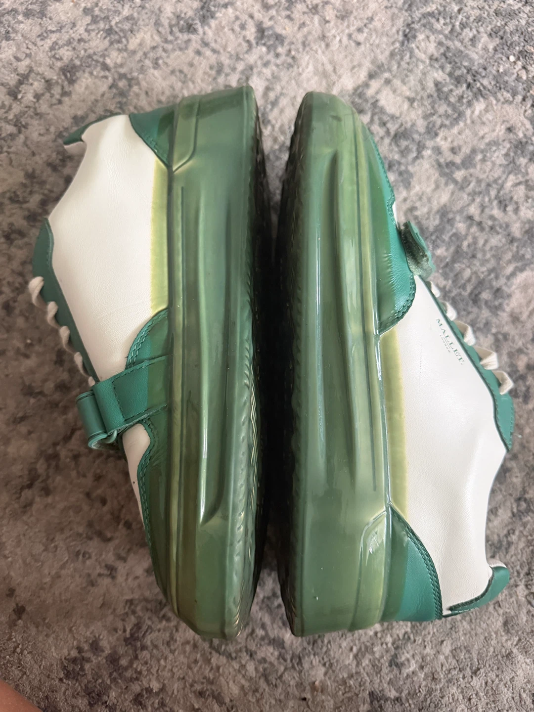 Mallet London Sneakers - White and Green - photo 4