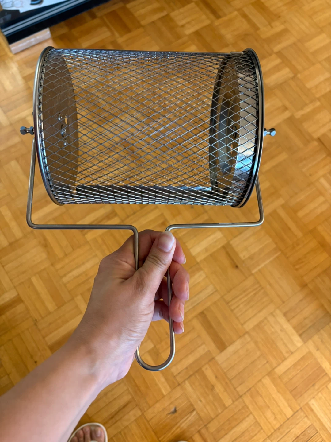 Free Stainless Steel Rotary Roasting Basket - photo 2